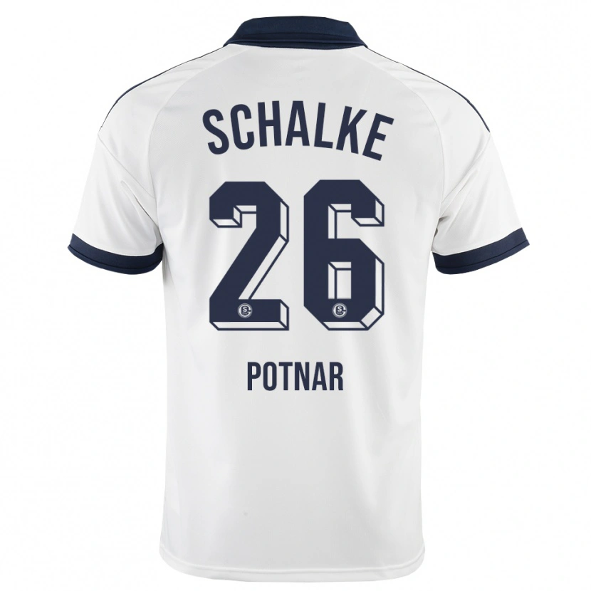 Danxen Damen Bojan Potnar #26 Schwarz Weiß Auswärtstrikot Trikot 2026/27 T-Shirt