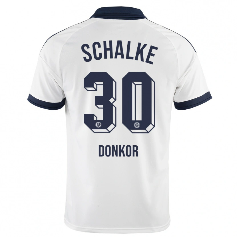 Danxen Damen Anton Donkor #30 Schwarz Weiß Auswärtstrikot Trikot 2026/27 T-Shirt
