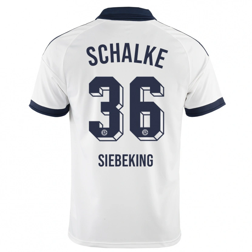 Danxen Damen Johannes Siebeking #36 Schwarz Weiß Auswärtstrikot Trikot 2026/27 T-Shirt