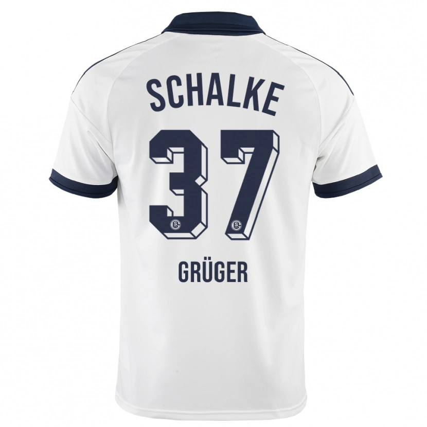 Danxen Damen Max Grüger #37 Schwarz Weiß Auswärtstrikot Trikot 2026/27 T-Shirt