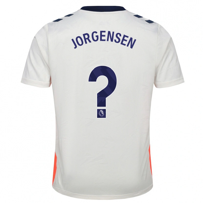Danxen Damen Oscar Jorgensen #0 Weiß Orange Königsblau Auswärtstrikot Trikot 2026/27 T-Shirt
