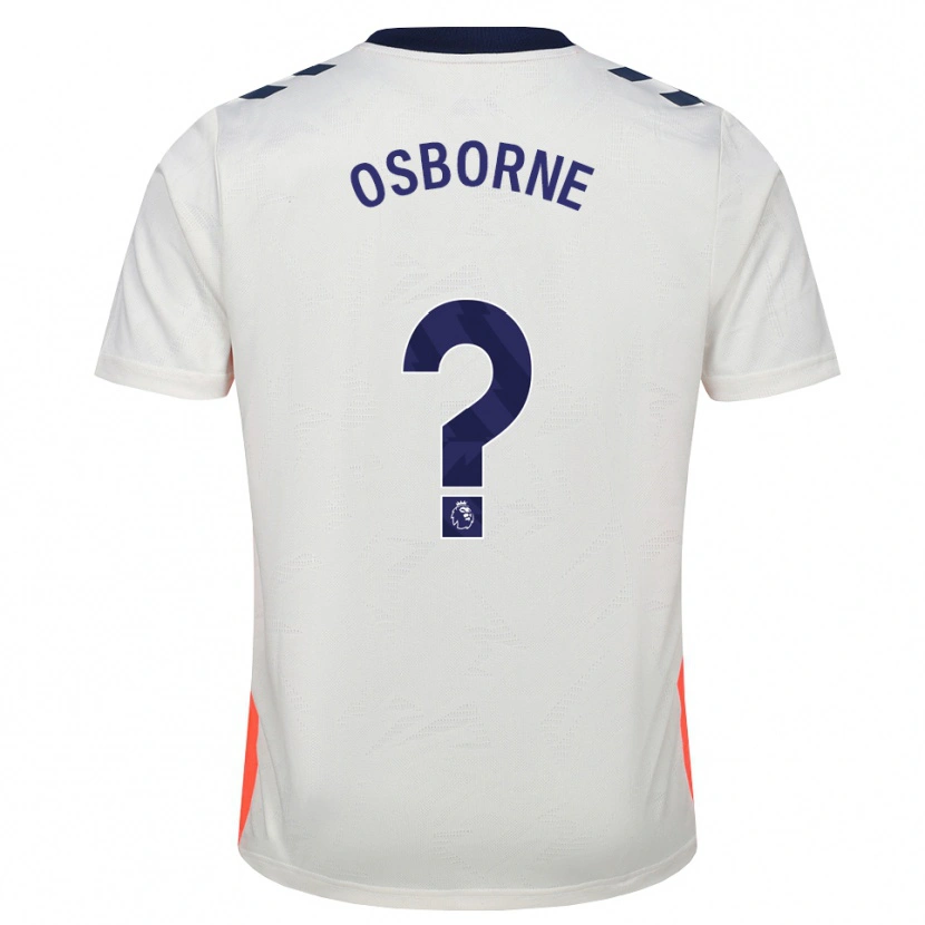 Danxen Damen Lucas Osborne #0 Weiß Orange Königsblau Auswärtstrikot Trikot 2026/27 T-Shirt