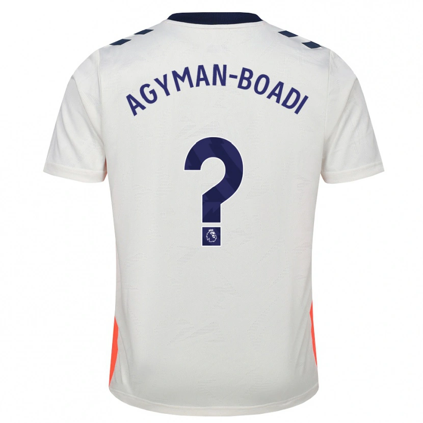 Danxen Damen Ivan Agyman-Boadi #0 Weiß Orange Königsblau Auswärtstrikot Trikot 2026/27 T-Shirt