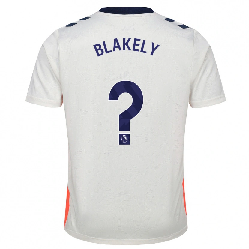 Danxen Damen Ben Blakely #0 Weiß Orange Königsblau Auswärtstrikot Trikot 2026/27 T-Shirt