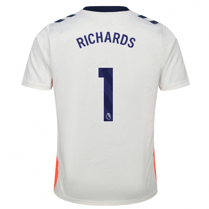 Danxen Damen Oscar Richards #1 Weiß Orange Königsblau Auswärtstrikot Trikot 2026/27 T-Shirt