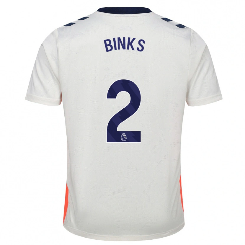 Danxen Damen Luis Binks #2 Weiß Orange Königsblau Auswärtstrikot Trikot 2026/27 T-Shirt