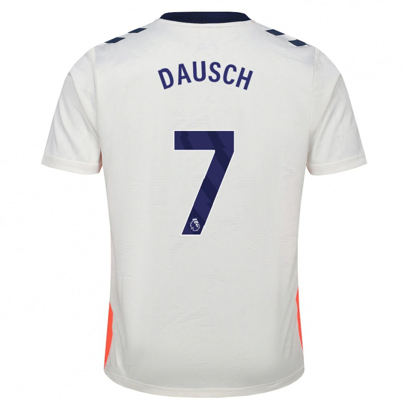 Danxen Damen Aidan Dausch #7 Weiß Orange Königsblau Auswärtstrikot Trikot 2026/27 T-Shirt