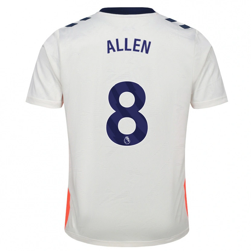 Danxen Damen Jamie Allen #8 Weiß Orange Königsblau Auswärtstrikot Trikot 2026/27 T-Shirt