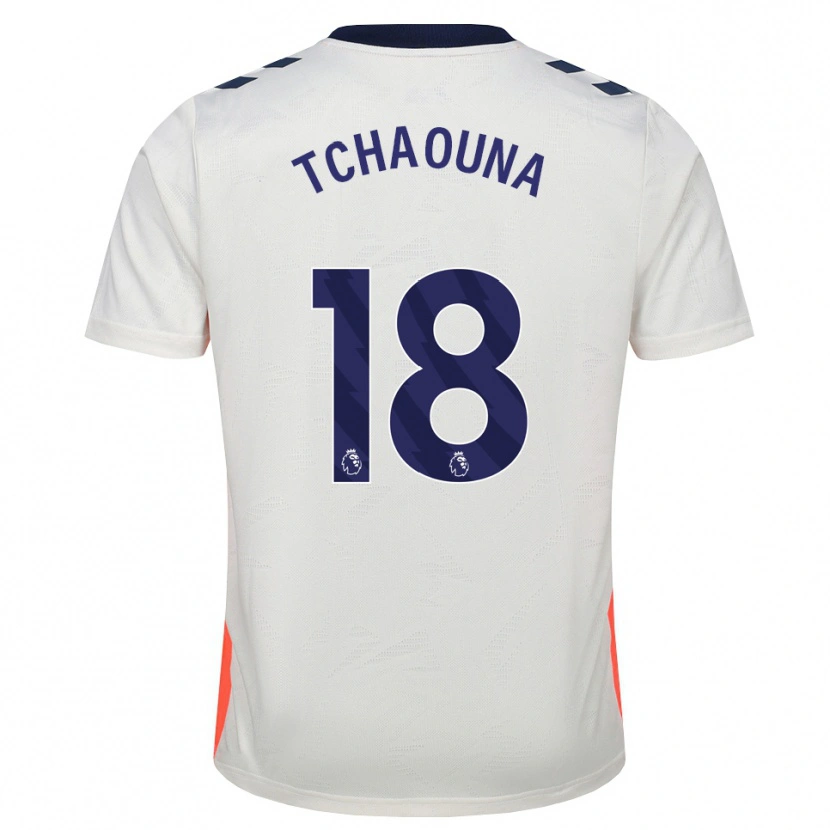 Danxen Damen Loum Tchaouna #18 Weiß Orange Königsblau Auswärtstrikot Trikot 2026/27 T-Shirt