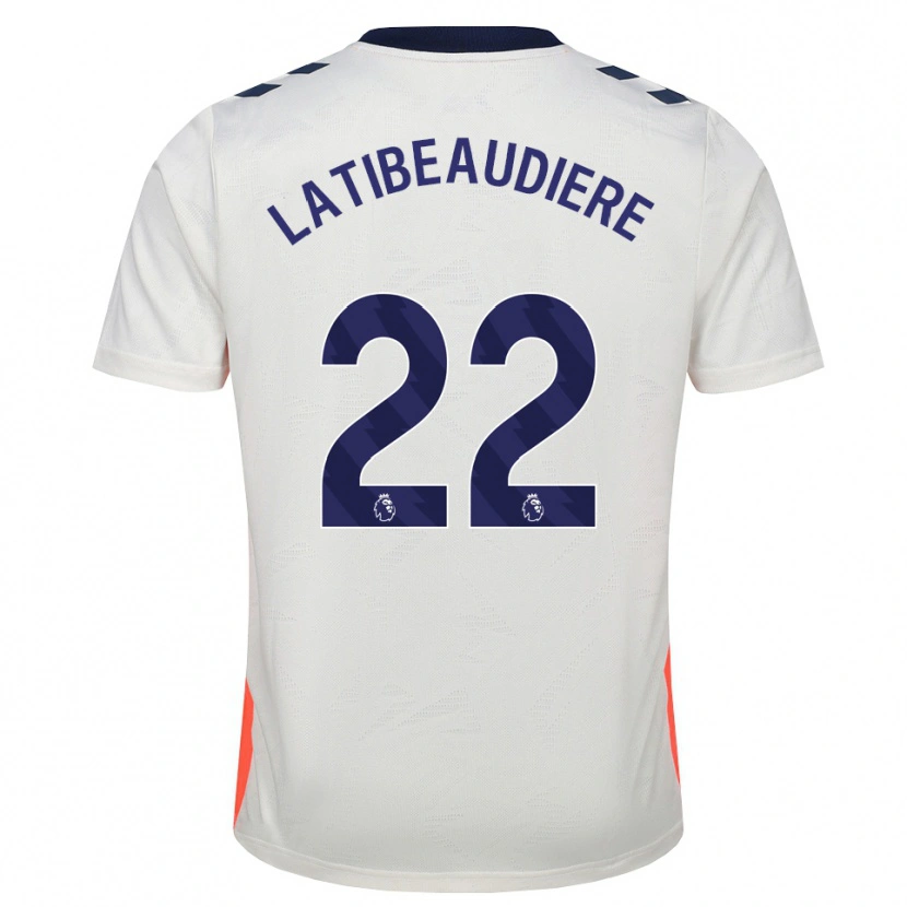 Danxen Damen Joel Latibeaudiere #22 Weiß Orange Königsblau Auswärtstrikot Trikot 2026/27 T-Shirt
