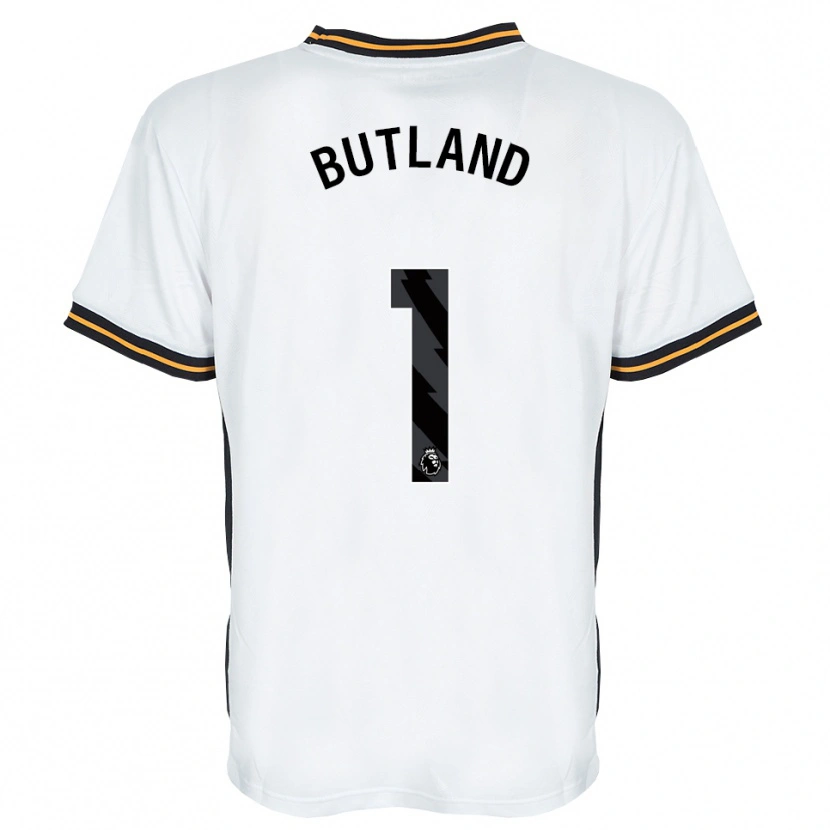 Danxen Damen Jack Butland #1 Weiß Orange Schwarz Auswärtstrikot Trikot 2026/27 T-Shirt