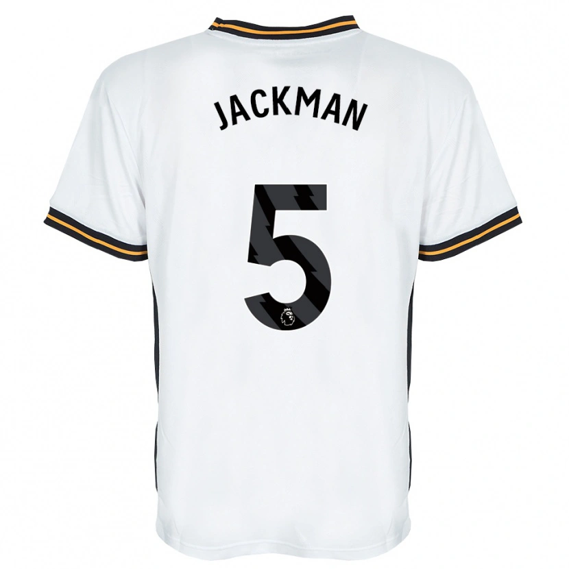 Danxen Damen Ellice Jackman #5 Weiß Orange Schwarz Auswärtstrikot Trikot 2026/27 T-Shirt