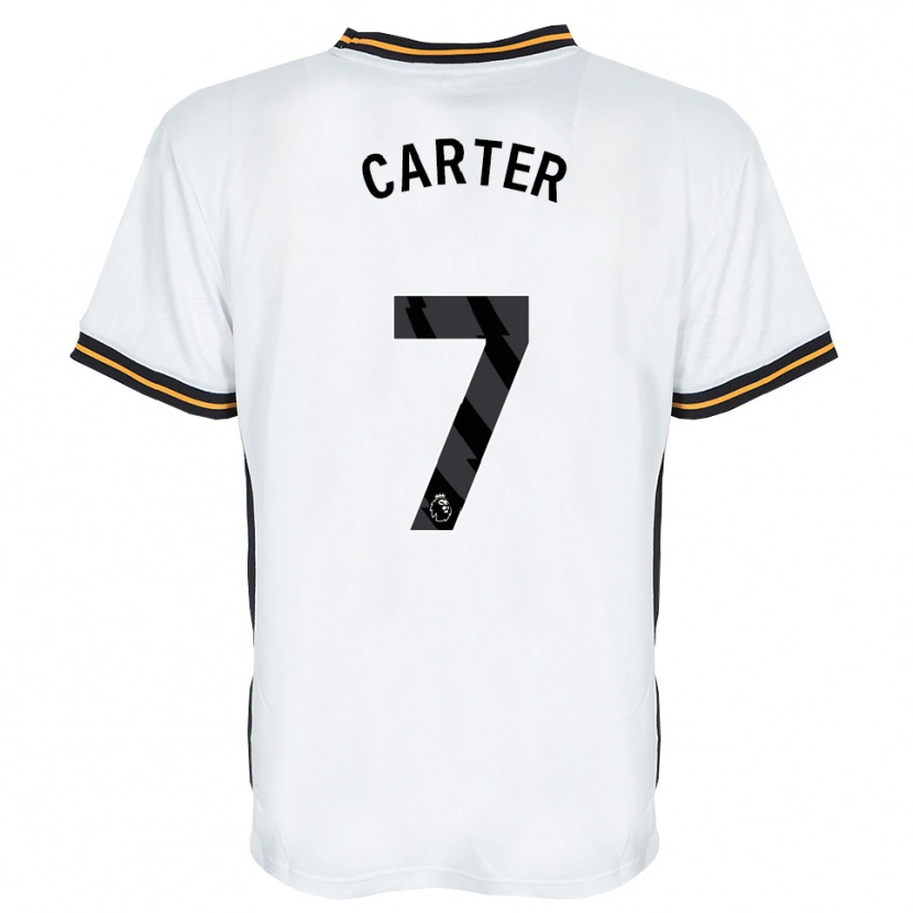 Danxen Damen Ramell Carter #7 Weiß Orange Schwarz Auswärtstrikot Trikot 2026/27 T-Shirt