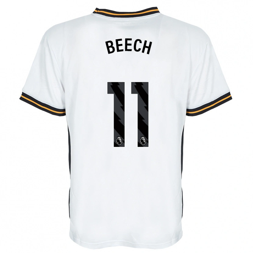 Danxen Damen Rebecca Beech #11 Weiß Orange Schwarz Auswärtstrikot Trikot 2026/27 T-Shirt