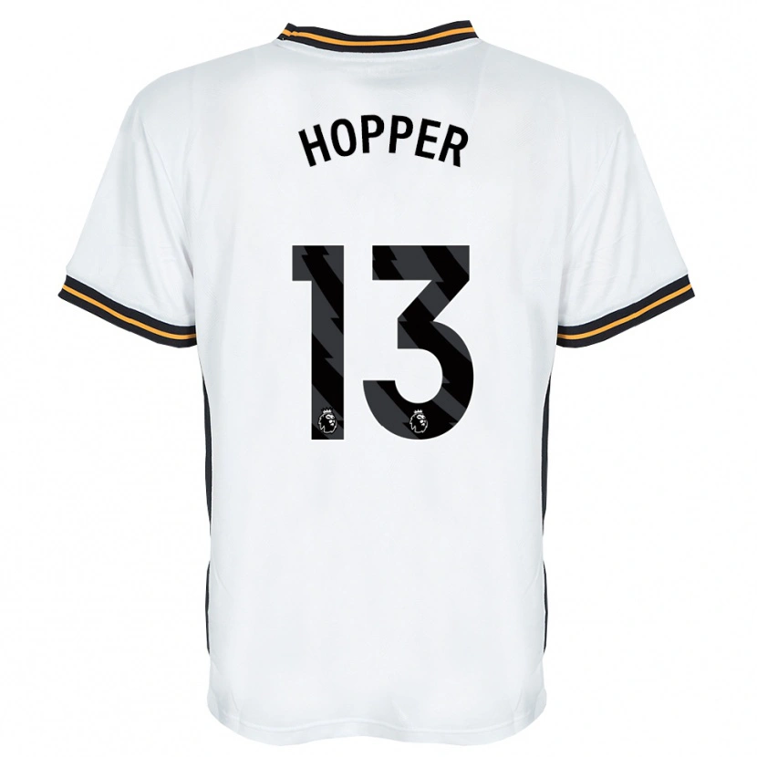 Danxen Damen Jake Hopper #13 Weiß Orange Schwarz Auswärtstrikot Trikot 2026/27 T-Shirt