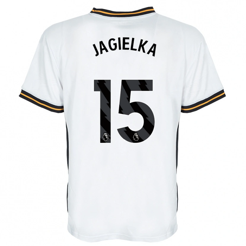 Danxen Damen Zac Jagielka #15 Weiß Orange Schwarz Auswärtstrikot Trikot 2026/27 T-Shirt