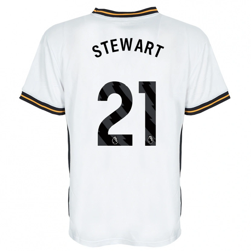Danxen Damen Alice Stewart #21 Weiß Orange Schwarz Auswärtstrikot Trikot 2026/27 T-Shirt