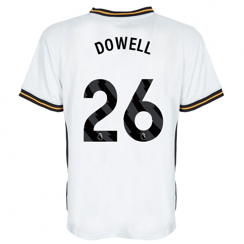 Danxen Damen Kieran Dowell #26 Weiß Orange Schwarz Auswärtstrikot Trikot 2026/27 T-Shirt