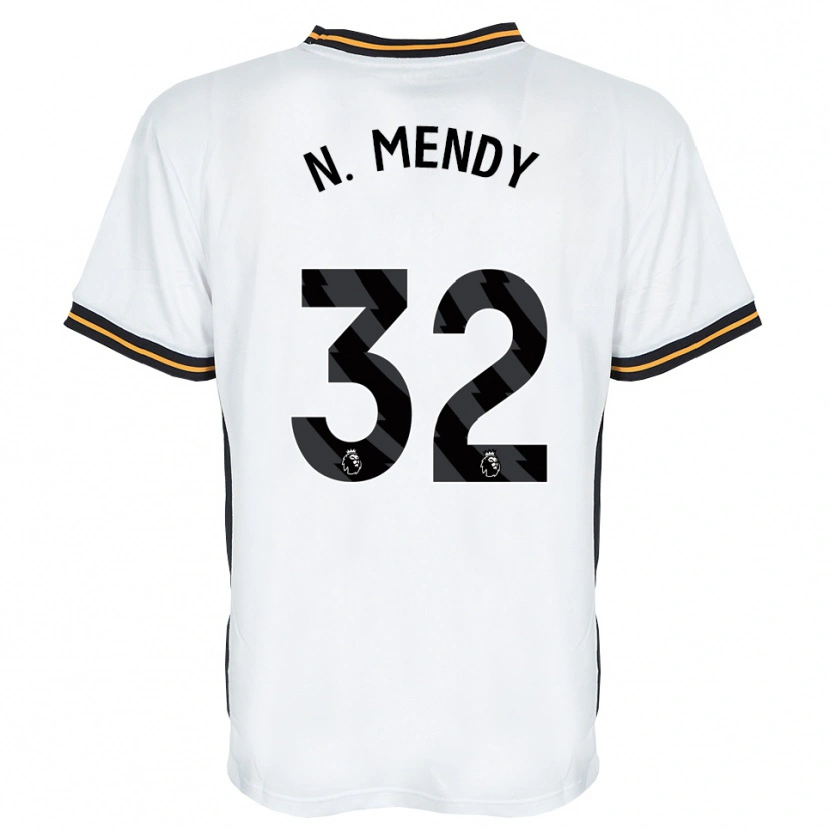 Danxen Damen Nobel Mendy #32 Weiß Orange Schwarz Auswärtstrikot Trikot 2026/27 T-Shirt
