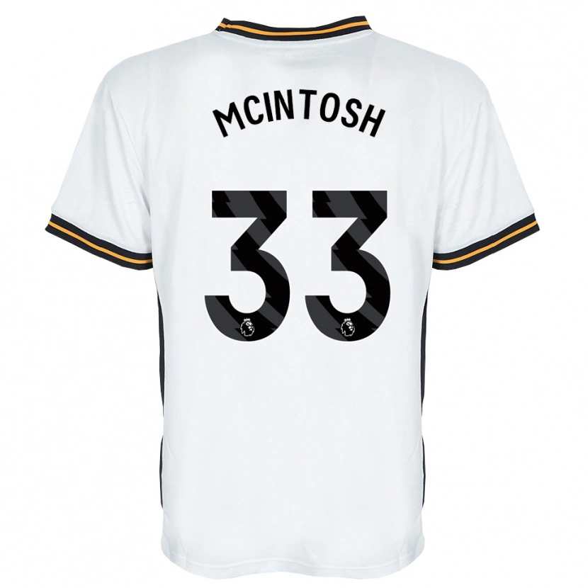 Danxen Damen Lucy Mcintosh #33 Weiß Orange Schwarz Auswärtstrikot Trikot 2026/27 T-Shirt