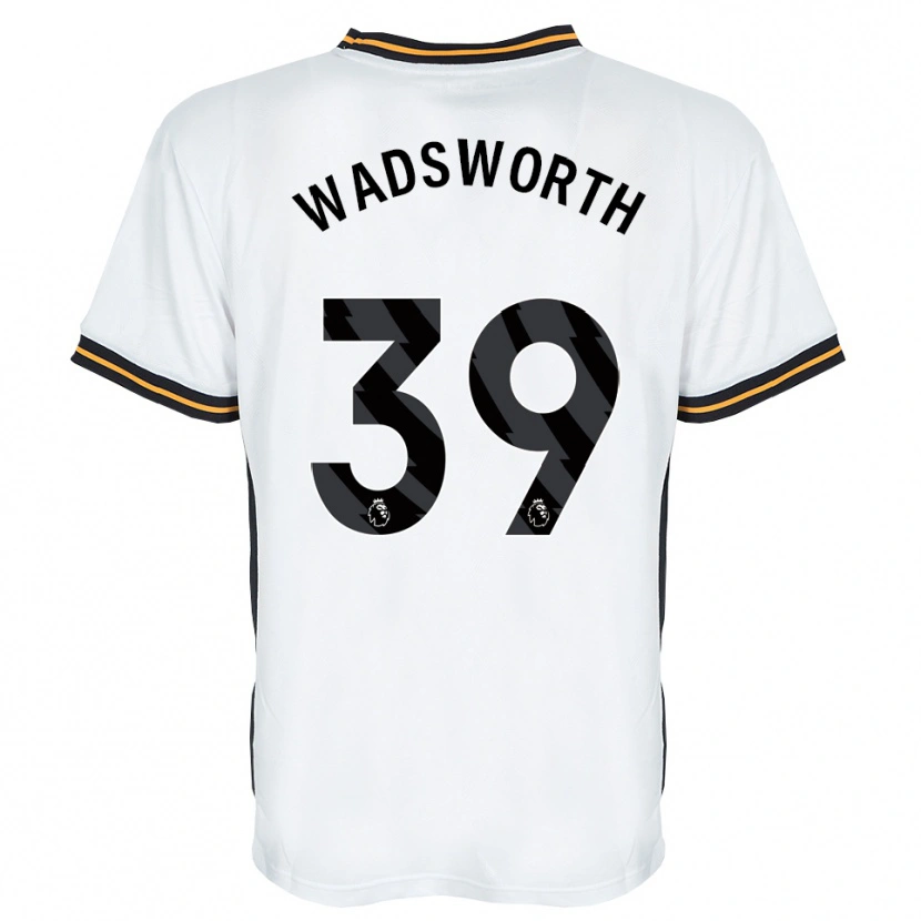 Danxen Damen Noah Wadsworth #39 Weiß Orange Schwarz Auswärtstrikot Trikot 2026/27 T-Shirt