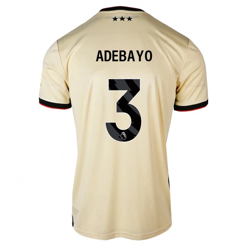 Danxen Damen Praise Adebayo #3 Zitronen-Chiffon Schwarz Rot Auswärtstrikot Trikot 2026/27 T-Shirt