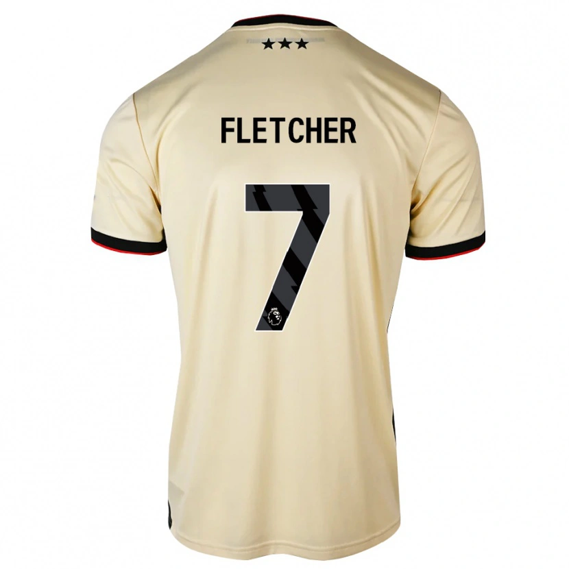 Danxen Damen Luca Fletcher #7 Zitronen-Chiffon Schwarz Rot Auswärtstrikot Trikot 2026/27 T-Shirt