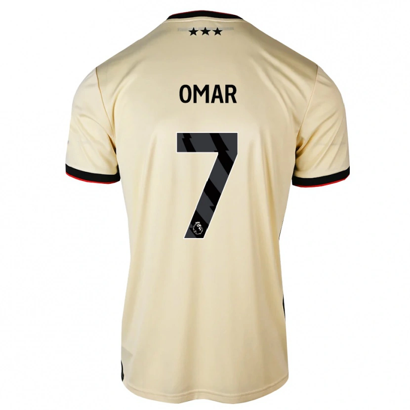 Danxen Damen Ahmed Omar #7 Zitronen-Chiffon Schwarz Rot Auswärtstrikot Trikot 2026/27 T-Shirt