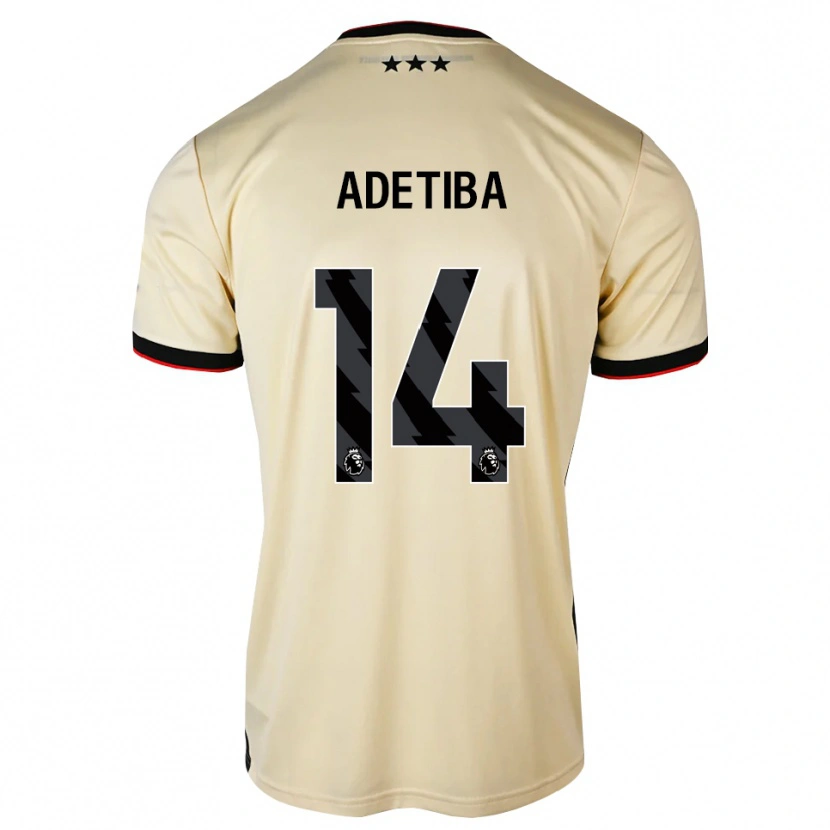 Danxen Damen Jayden Adetiba #14 Zitronen-Chiffon Schwarz Rot Auswärtstrikot Trikot 2026/27 T-Shirt