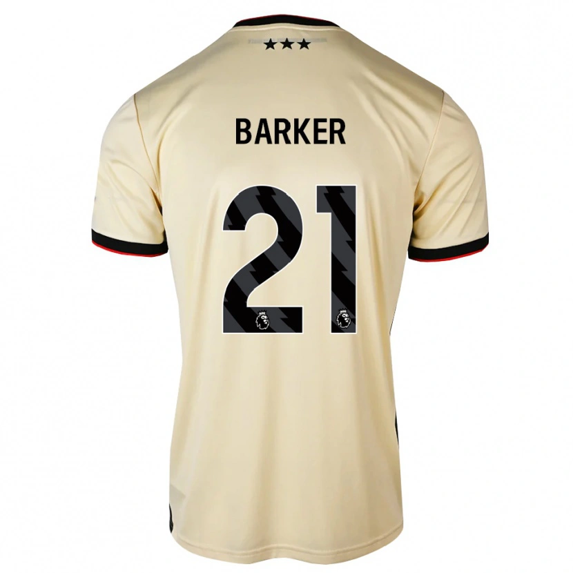 Danxen Damen Maisy Barker #21 Zitronen-Chiffon Schwarz Rot Auswärtstrikot Trikot 2026/27 T-Shirt