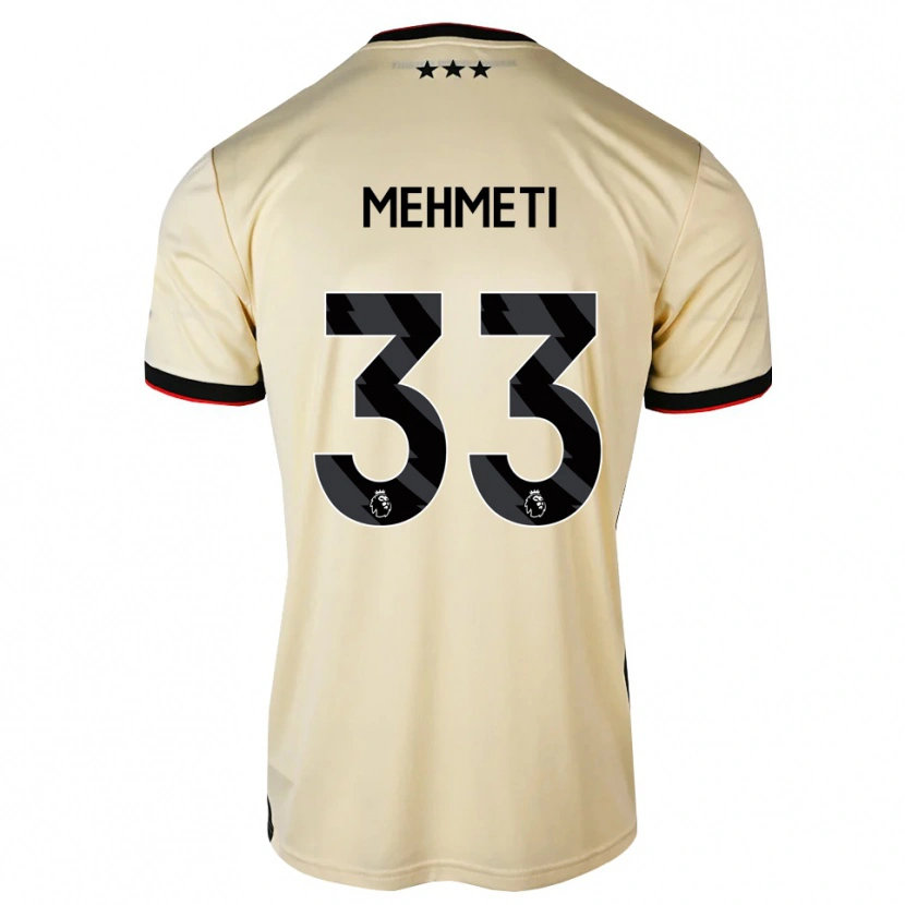Danxen Damen Anis Mehmeti #33 Zitronen-Chiffon Schwarz Rot Auswärtstrikot Trikot 2026/27 T-Shirt