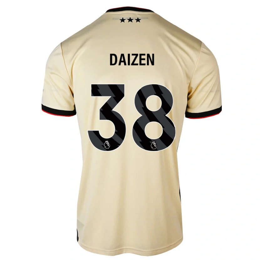 Danxen Damen Daizen Maeda #38 Zitronen-Chiffon Schwarz Rot Auswärtstrikot Trikot 2026/27 T-Shirt