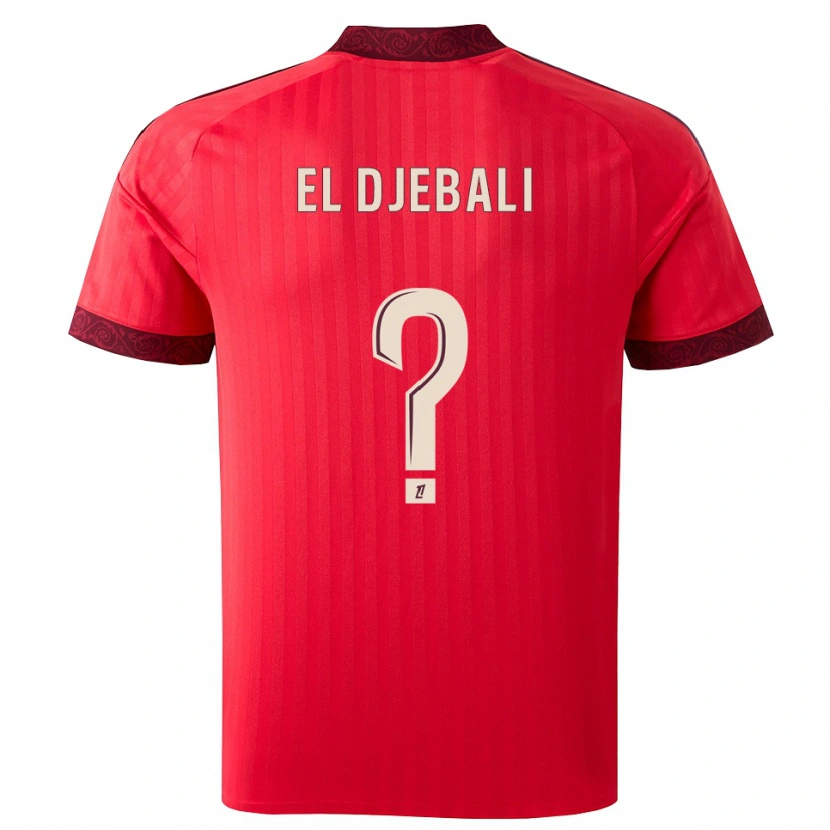 Danxen Damen Chaim El Djebali #0 Burgund Rot Weiß Auswärtstrikot Trikot 2026/27 T-Shirt