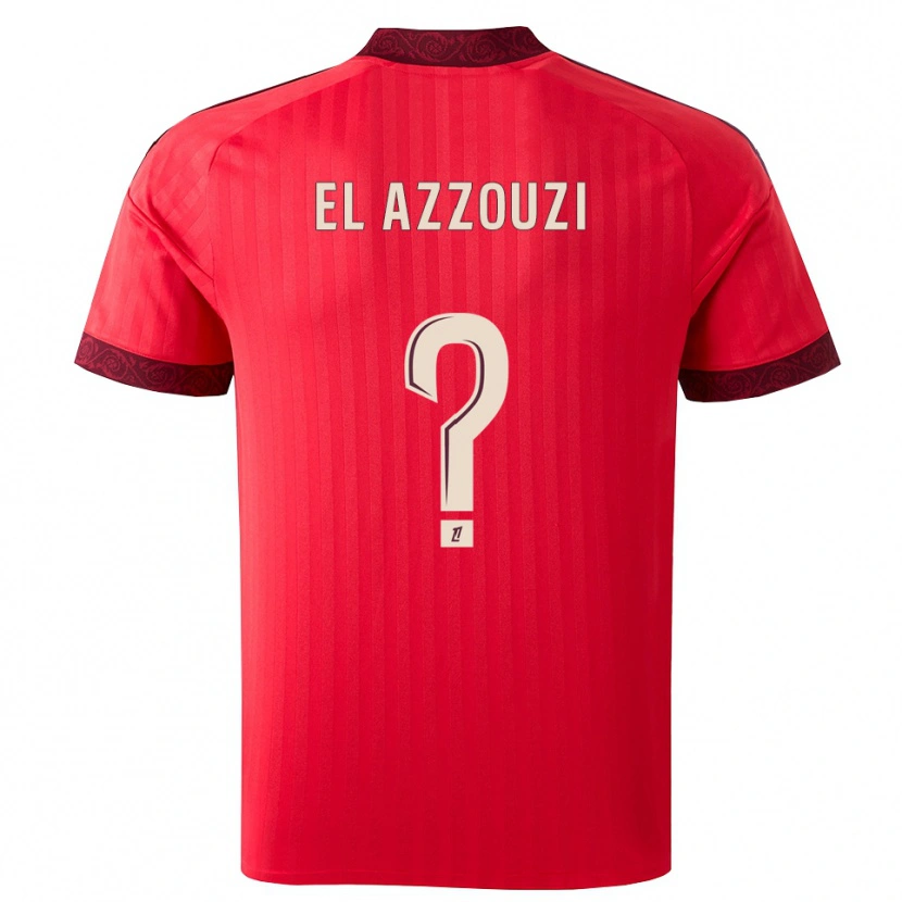 Danxen Damen Nourdine El Azzouzi #0 Burgund Rot Weiß Auswärtstrikot Trikot 2026/27 T-Shirt