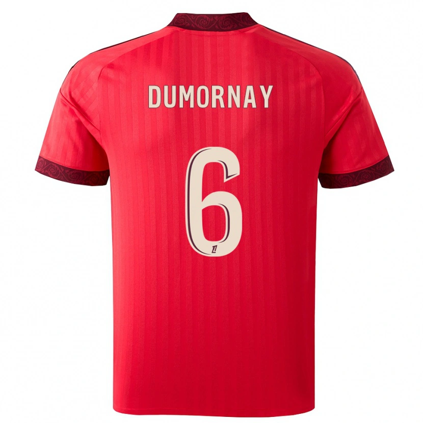 Danxen Damen Melchie Dumornay #6 Burgund Rot Weiß Auswärtstrikot Trikot 2026/27 T-Shirt