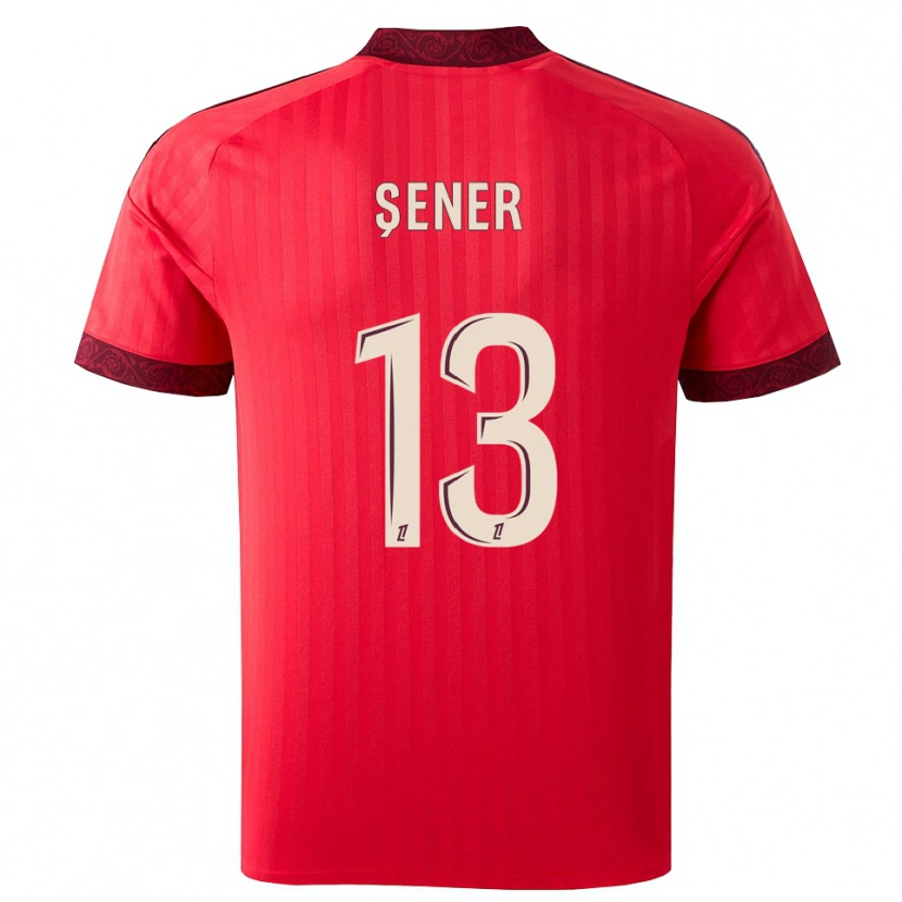 Danxen Damen Haktan Şener #13 Burgund Rot Weiß Auswärtstrikot Trikot 2026/27 T-Shirt