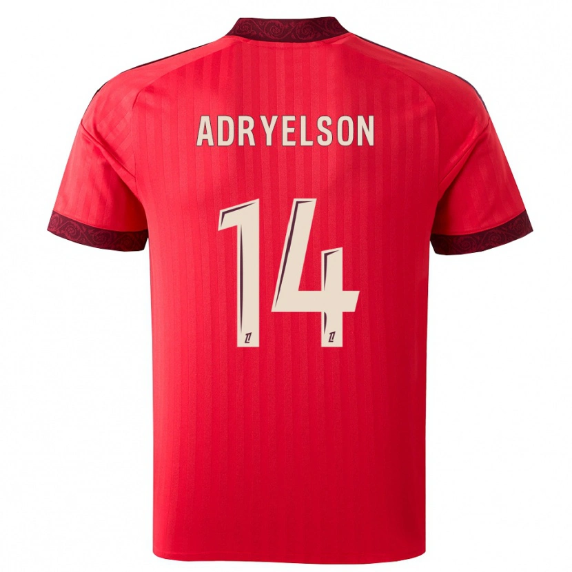 Danxen Damen Adryelson #14 Burgund Rot Weiß Auswärtstrikot Trikot 2026/27 T-Shirt