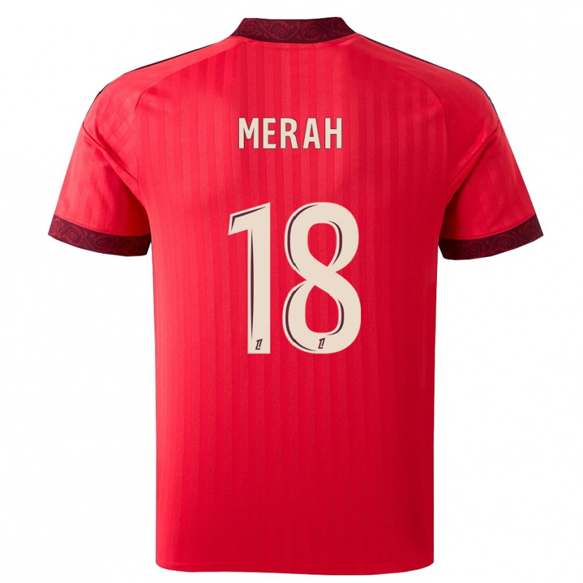 Danxen Damen Khalis Merah #18 Burgund Rot Weiß Auswärtstrikot Trikot 2026/27 T-Shirt