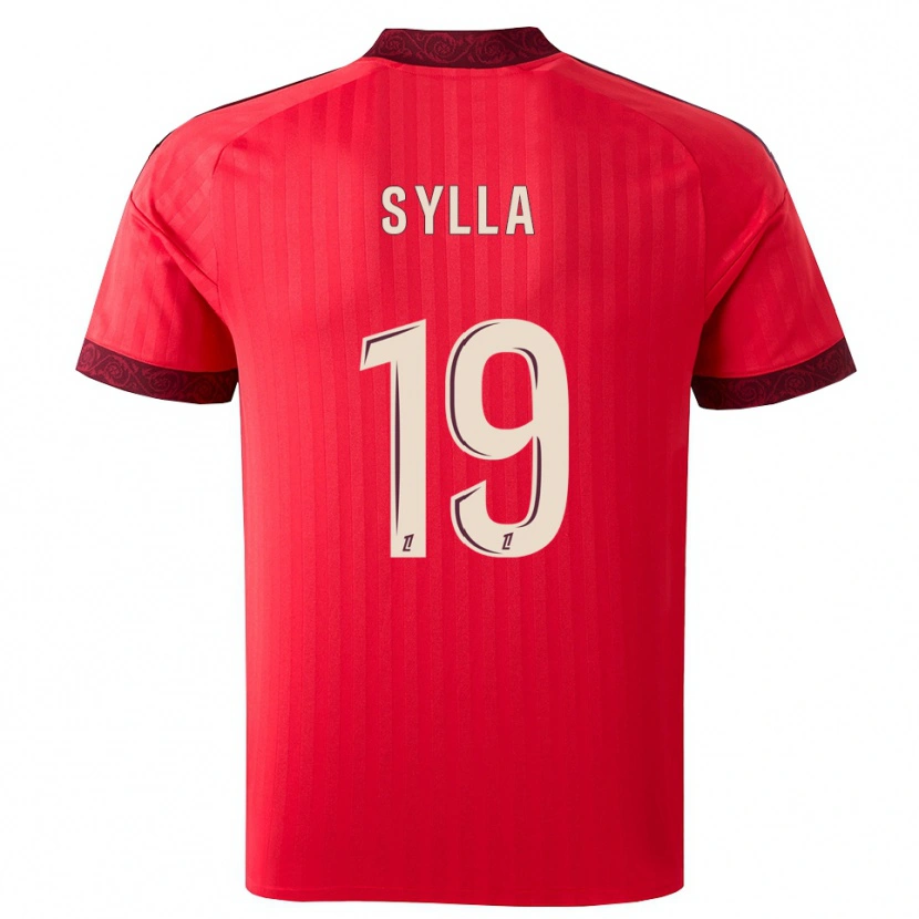 Danxen Damen Kysha Sylla #19 Burgund Rot Weiß Auswärtstrikot Trikot 2026/27 T-Shirt