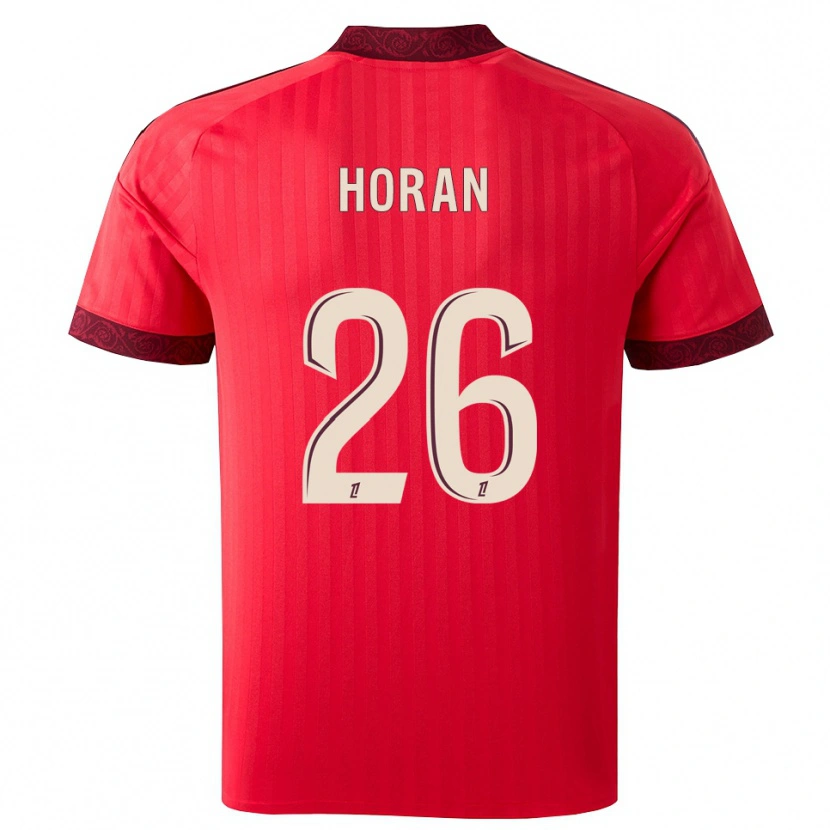 Danxen Damen Lindsey Horan #26 Burgund Rot Weiß Auswärtstrikot Trikot 2026/27 T-Shirt