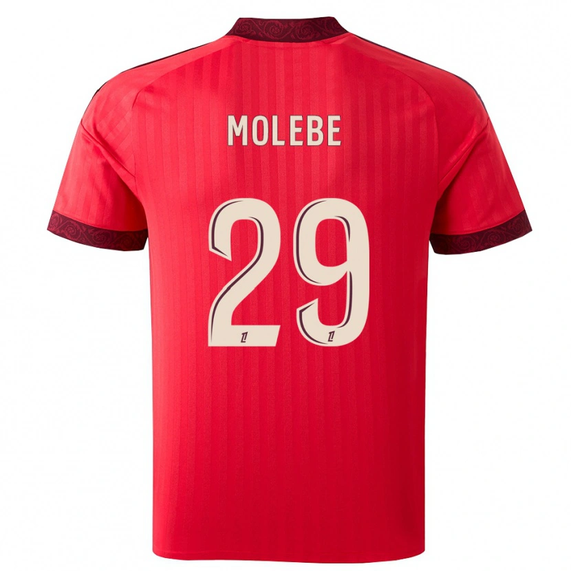 Danxen Damen Enzo Molebe #29 Burgund Rot Weiß Auswärtstrikot Trikot 2026/27 T-Shirt