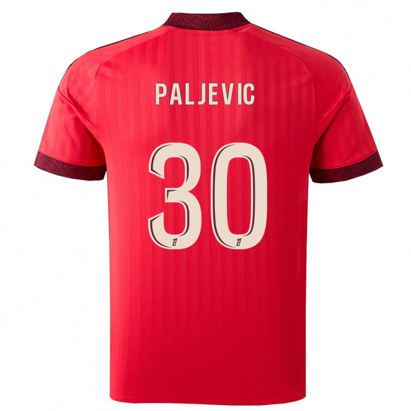 Danxen Damen Alyssia Paljevic #30 Burgund Rot Weiß Auswärtstrikot Trikot 2026/27 T-Shirt