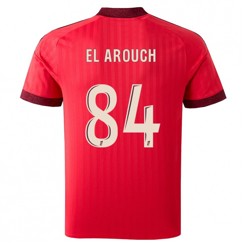 Danxen Damen Mohamed El Arouch #84 Burgund Rot Weiß Auswärtstrikot Trikot 2026/27 T-Shirt