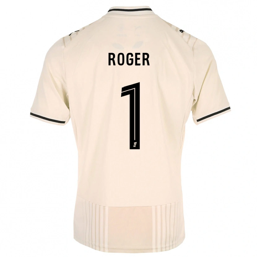 Danxen Damen Ethan Roger #1 Altgold Schwarz Antikweiß Auswärtstrikot Trikot 2026/27 T-Shirt