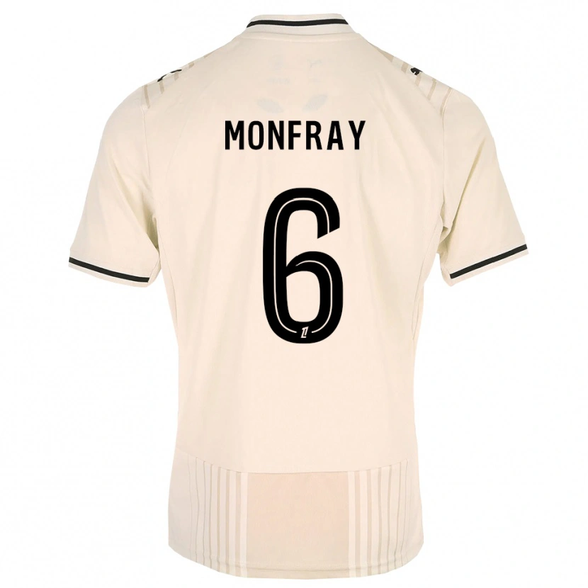 Danxen Damen Adrien Monfray #6 Altgold Schwarz Antikweiß Auswärtstrikot Trikot 2026/27 T-Shirt