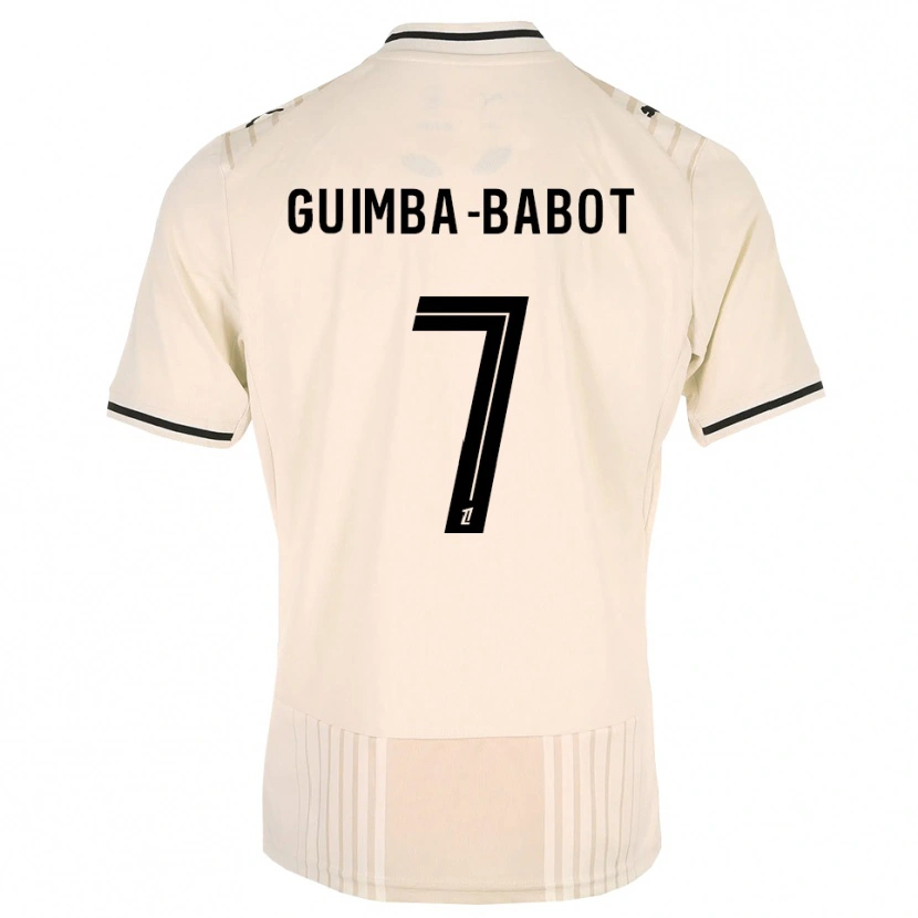 Danxen Damen Khays Guimba-Babot #7 Altgold Schwarz Antikweiß Auswärtstrikot Trikot 2026/27 T-Shirt