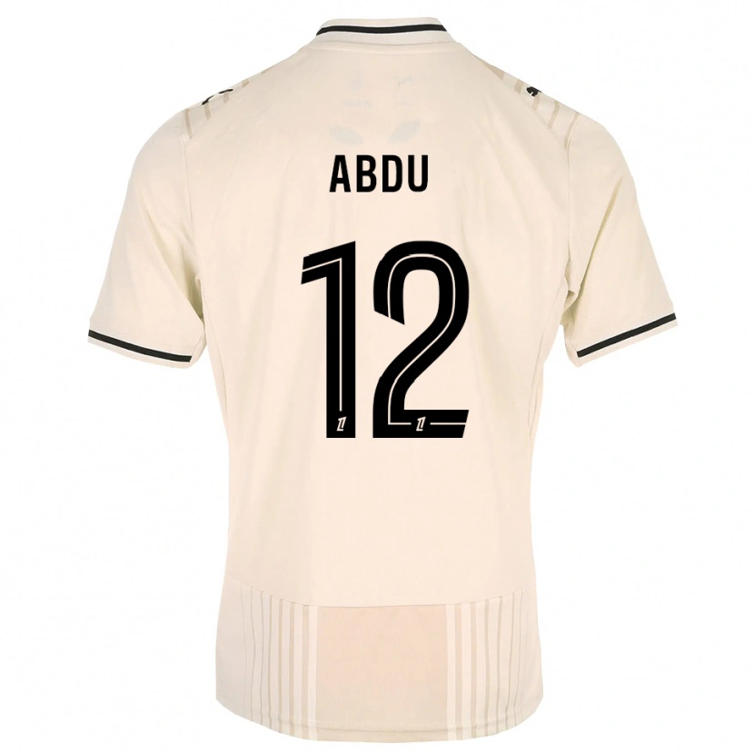 Danxen Damen Abdu Conté #12 Altgold Schwarz Antikweiß Auswärtstrikot Trikot 2026/27 T-Shirt