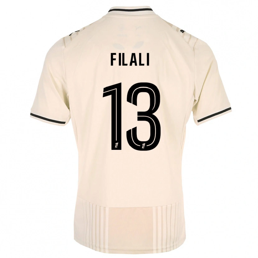 Danxen Damen Saad Filali #13 Altgold Schwarz Antikweiß Auswärtstrikot Trikot 2026/27 T-Shirt
