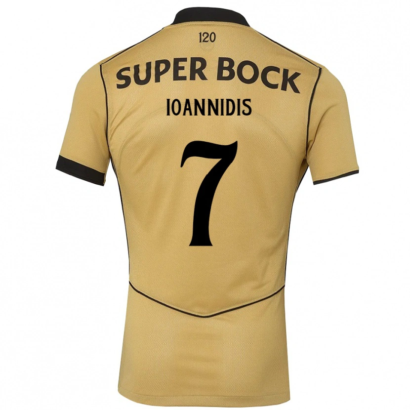 Danxen Damen Fotis Ioannidis #7 Goldgelb Schwarz Auswärtstrikot Trikot 2026/27 T-Shirt