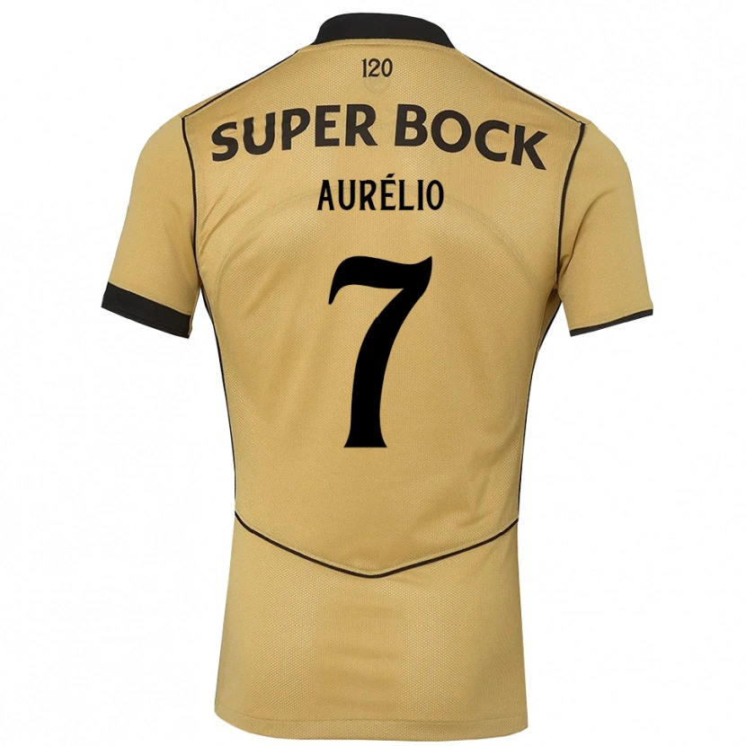 Danxen Damen Délcio Aurélio #7 Goldgelb Schwarz Auswärtstrikot Trikot 2026/27 T-Shirt
